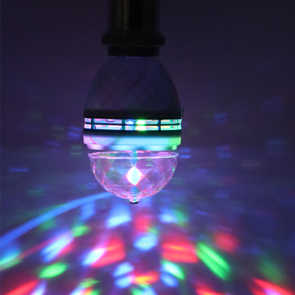 لامپ ال ای دی چرخشی هفت رنگ 3 وات