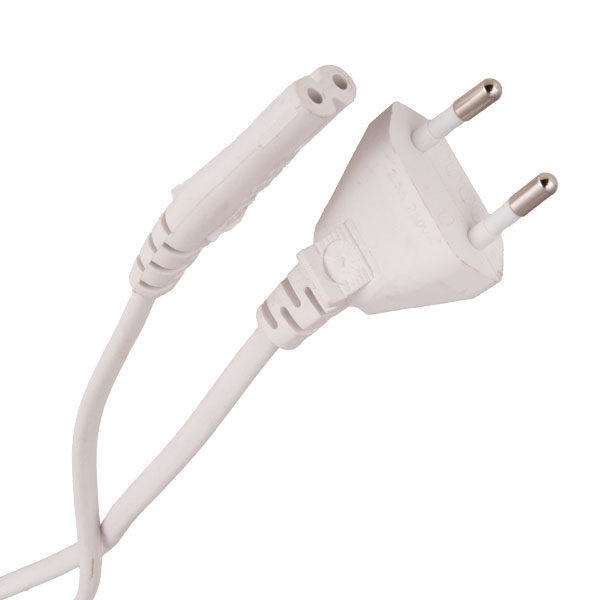 کابل برق دوشیار 1 متری سفید Well Shin وارداتی