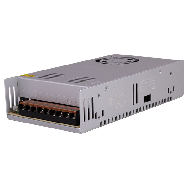منبع تغذیه سوییچینگ 24 ولت 15 آمپر فن دار LXO S-360-24