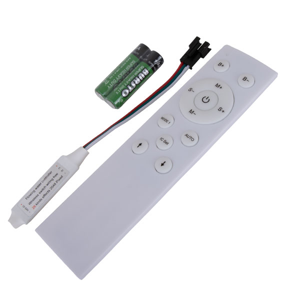 کنترلر RF ریسه LED RGB آیسی دار مدل 12Key ولتاژ 12 تا 24 ولت