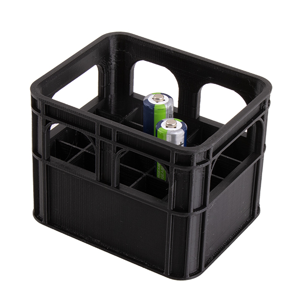 اورگانایزر باتری نیم قلمی AAA مشکی مدل A-20