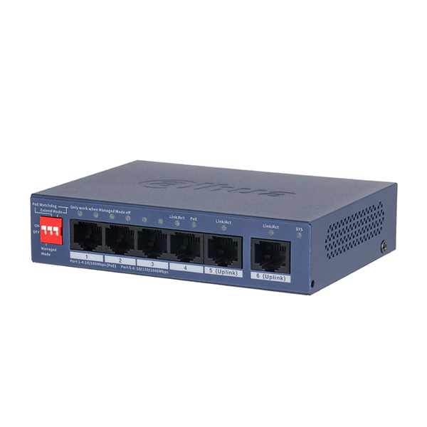 دستگاه سوییچ شبکه PoE داهوا مدل DH-CS4006-4ET2GT-36