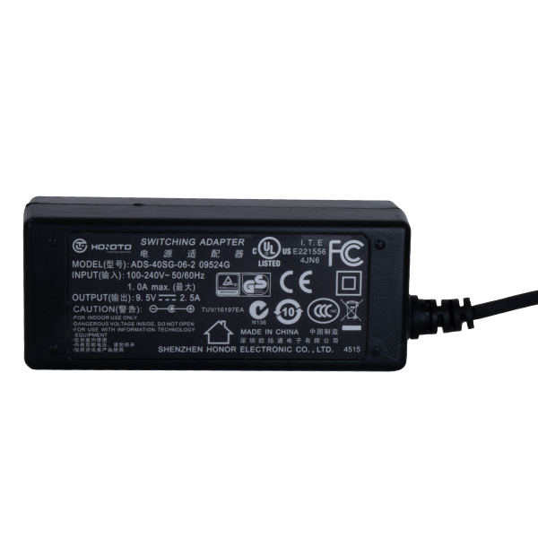 منبع تغذیه آداپتور 9.5 ولت 2.5 آمپر Hoioto مدل ADS-40SG-06-2