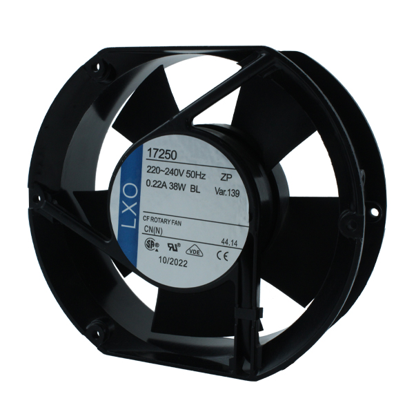 فن دایره‌ای 220 ولت 38 وات بلبرینگی 17250 15×17 LXO