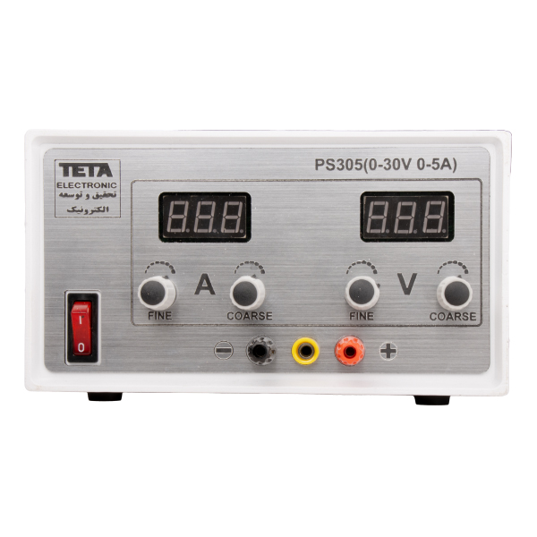 منبع تغذیه متغیر 0 تا 30 ولت 5 آمپر TETA مدل PS305